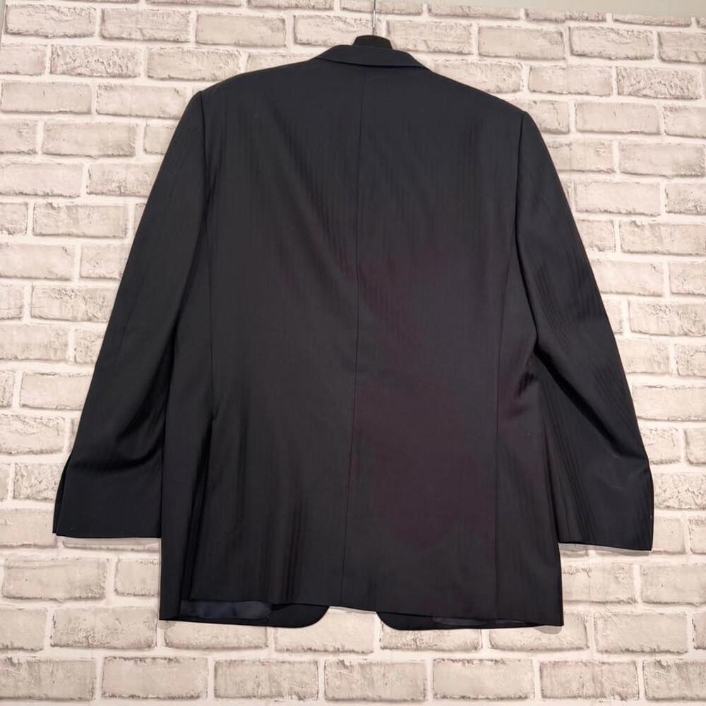 Ermenegildo Zegna 100% Wool Blazer Navy Men's 52R - Picture 3 of 6
